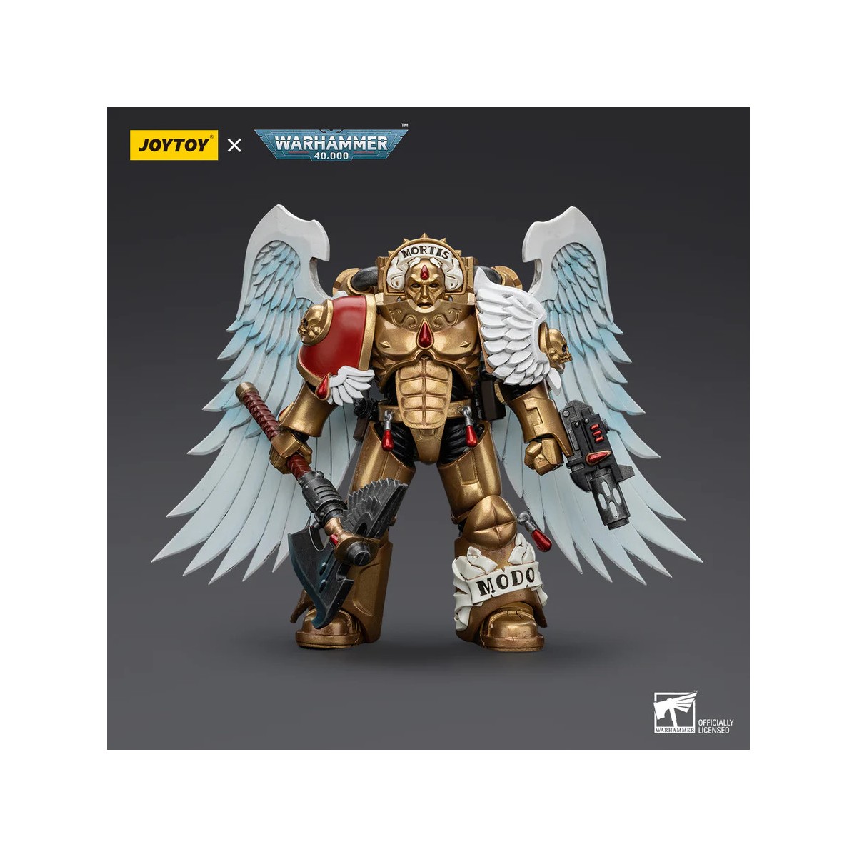 JoyToy Space Marines - Guardia Sanguinaria degli Angeli del Sangue - Guardia Sanguinaria con Ascia 2 1/18 - Warhammer 40K
