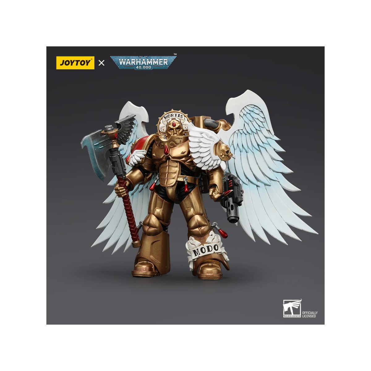JoyToy Space Marines - Guardia Sanguinaria degli Angeli del Sangue - Guardia Sanguinaria con Ascia 2 1/18 - Warhammer 40K