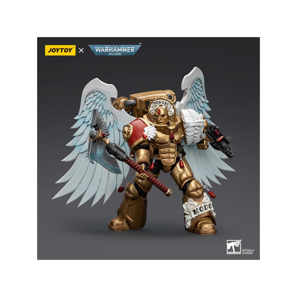 JoyToy Space Marines - Guardia Sanguinaria degli Angeli del Sangue - Guardia Sanguinaria con Ascia 2 1/18 - Warhammer 40K