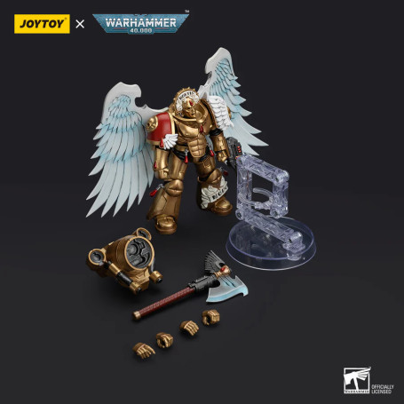 JoyToy Space Marines - Guardia Sanguinaria degli Angeli del Sangue - Guardia Sanguinaria con Ascia 2 1/18 - Warhammer 40K