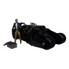 Mc Farlane - Multiverso DC - Bicchiere con etichetta dorata Lucius Fox 1/12 (Il Cavaliere Oscuro)