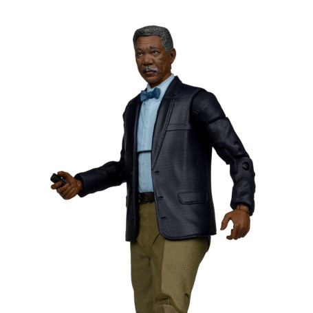 Mc Farlane - Multiverso DC - Bicchiere con etichetta dorata Lucius Fox 1/12 (Il Cavaliere Oscuro)