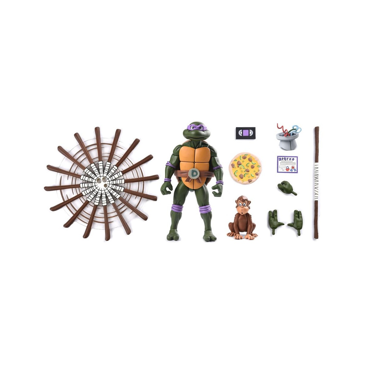NECA - Ultimate Donatello VHS - Cartone animato TMNT
