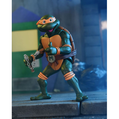 NECA - Ultimate Michelangelo VHS - Cartone animato TMNT