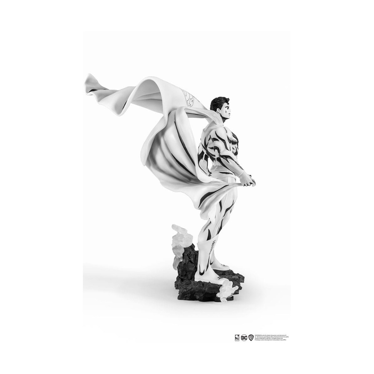 Pure Arts - Statuetta PX - Superman versione bianco e nero 1/8