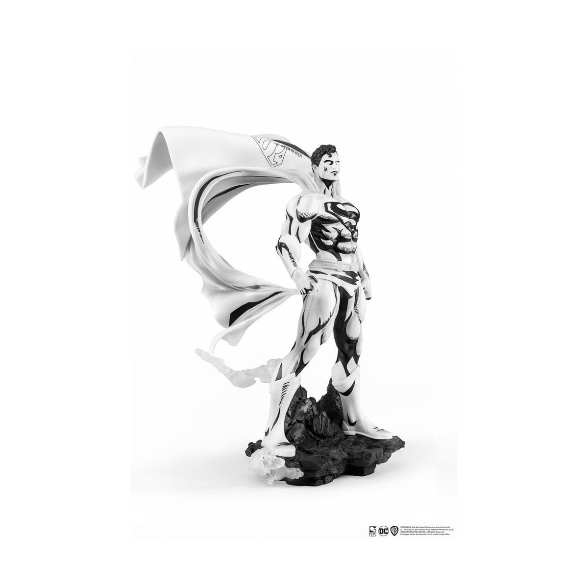 Pure Arts - Statuetta PX - Superman versione bianco e nero 1/8