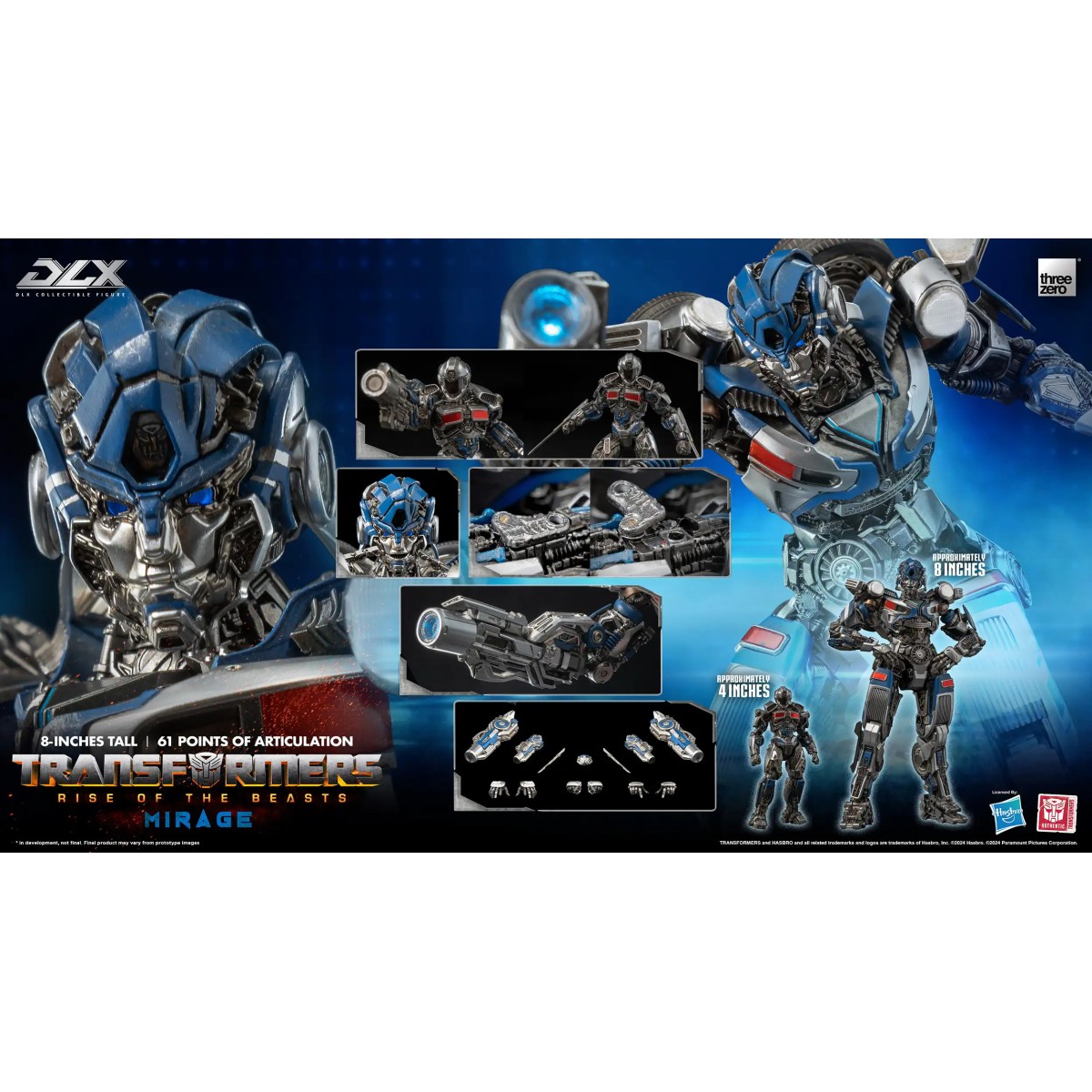 Three0 Transformers - DLX MIRAGE - Transformers: L'ascesa delle bestie