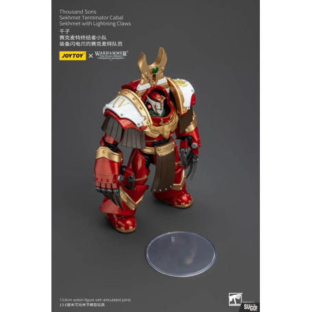 JoyToy Space Marine - Mille figli Sekhmet Terminator Cabal - Sekhmet con artigli fulminanti - L'Eresia di Horus