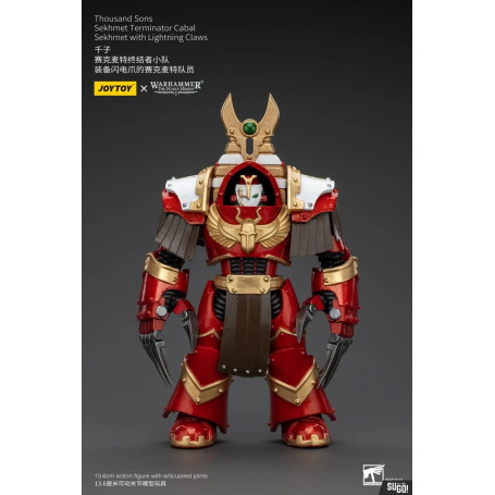 JoyToy Space Marine - Mille figli Sekhmet Terminator Cabal - Sekhmet con artigli fulminanti - L'Eresia di Horus