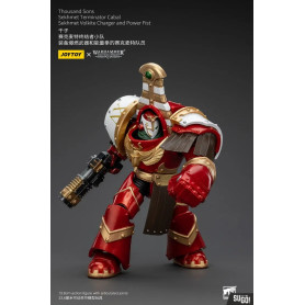 JoyToy Space Marine - Mille figli Sekhmet Terminator Cabal - Sekhmet con caricatore Volkite e pugno di potere