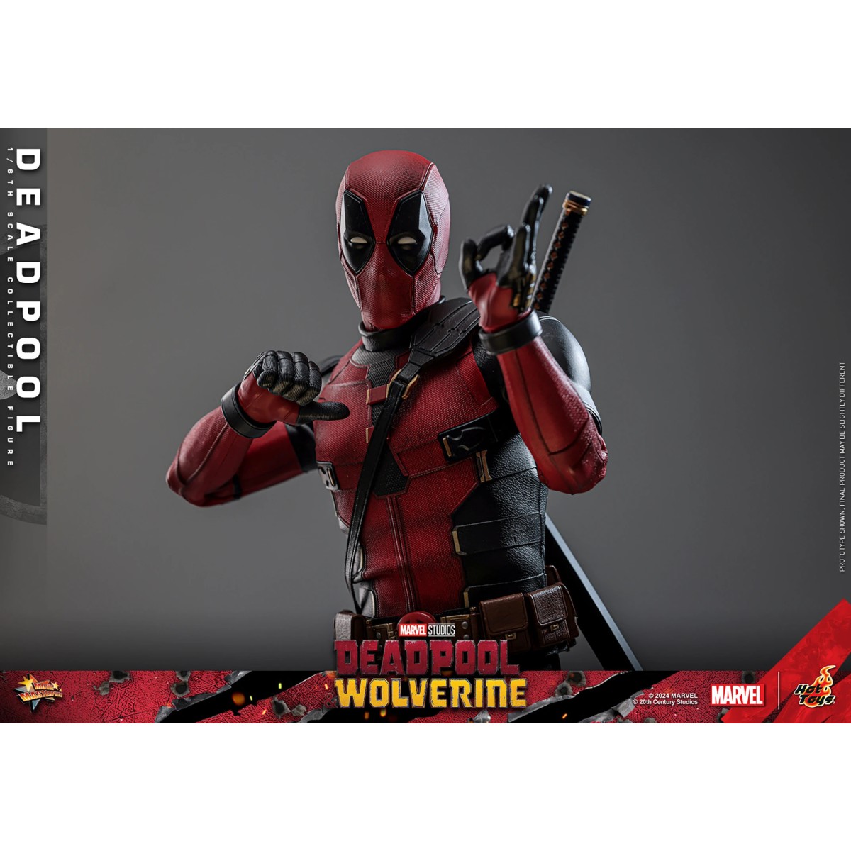 Hot Toys Marvel Deadpool & Wolverine - Deadpool Edizione da Collezione MMS 1/6 