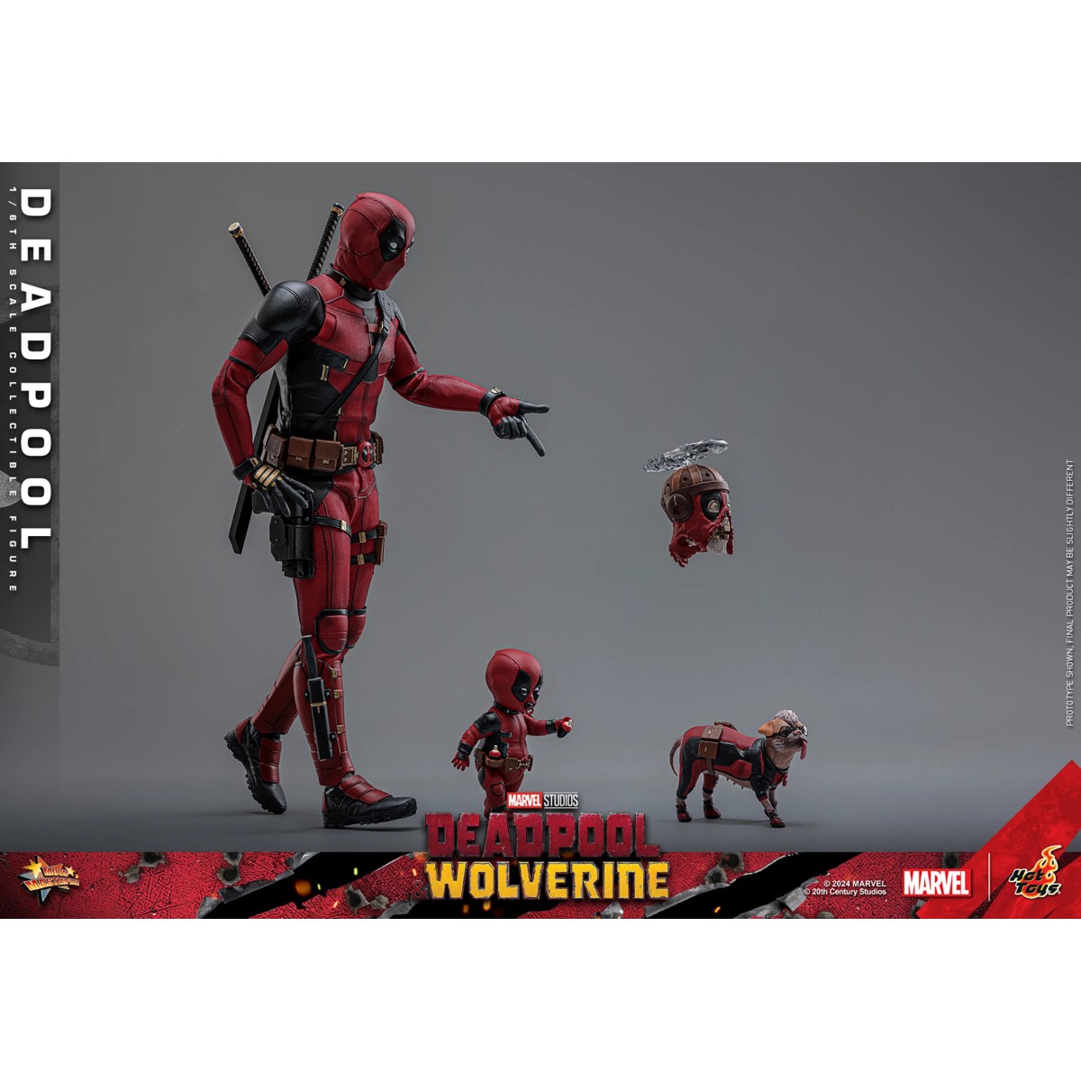 Hot Toys Marvel Deadpool & Wolverine - Deadpool Edizione da Collezione MMS 1/6 