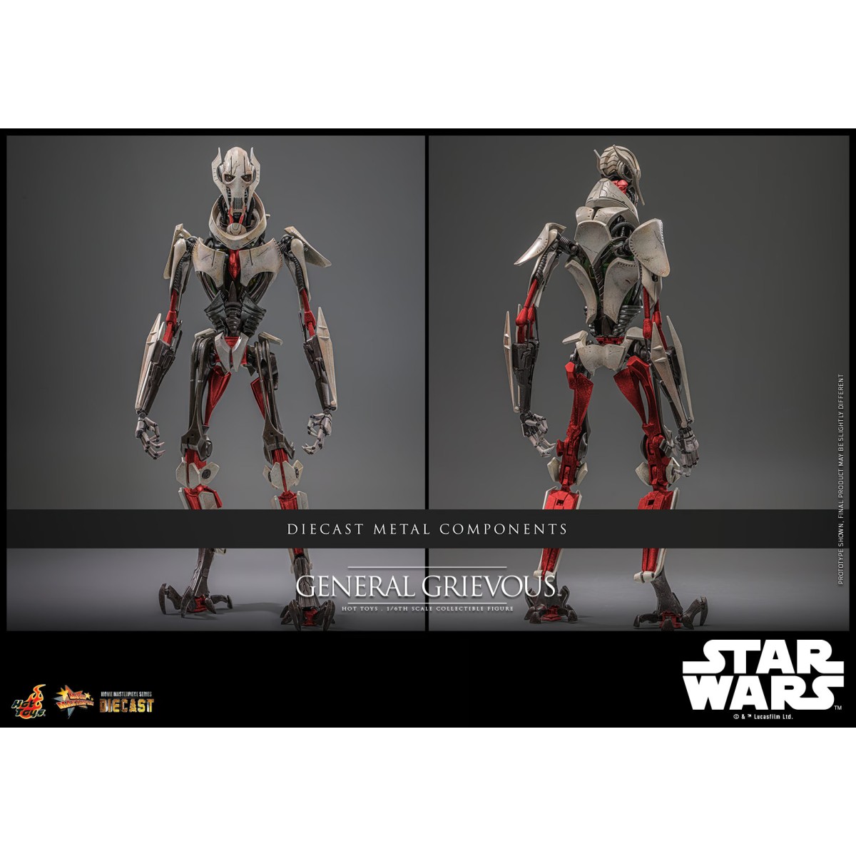 Hot Toys Star Wars - Generale Grievous Edizione da collezione die cast 1/6