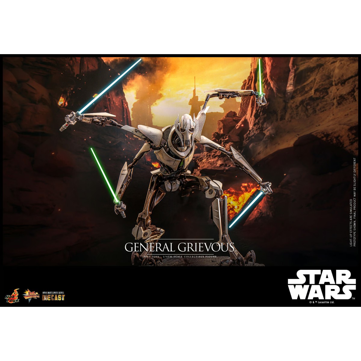 Hot Toys Star Wars - Generale Grievous Edizione da collezione die cast 1/6