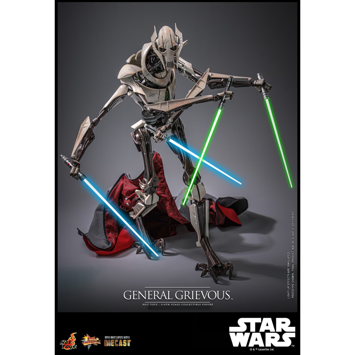 Hot Toys Star Wars - Generale Grievous Edizione da collezione die cast 1/6