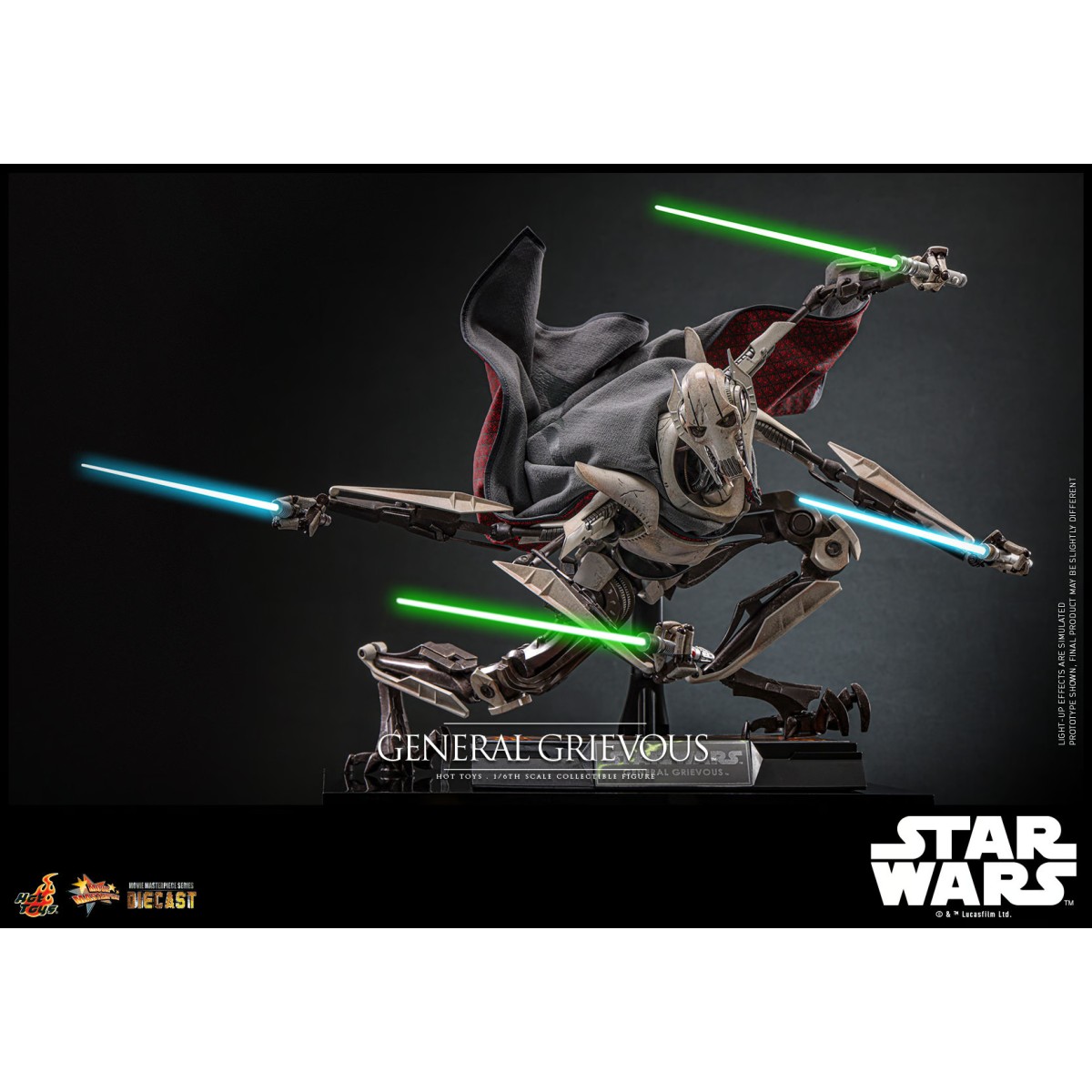 Hot Toys Star Wars - Generale Grievous Edizione da collezione die cast 1/6