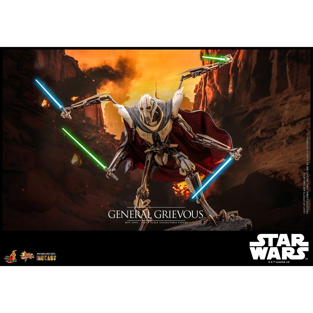 Hot Toys Star Wars - Generale Grievous Edizione da collezione die cast 1/6