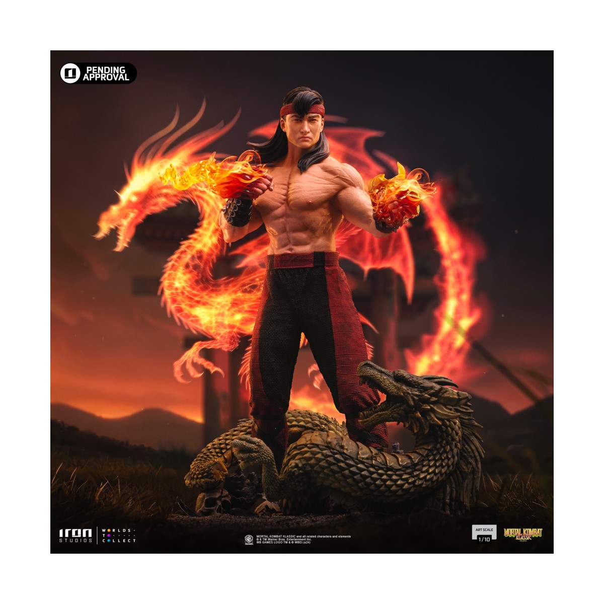 Iron Studios Mortal Kombat - LIU KANG 1/10 BDS Art Scale