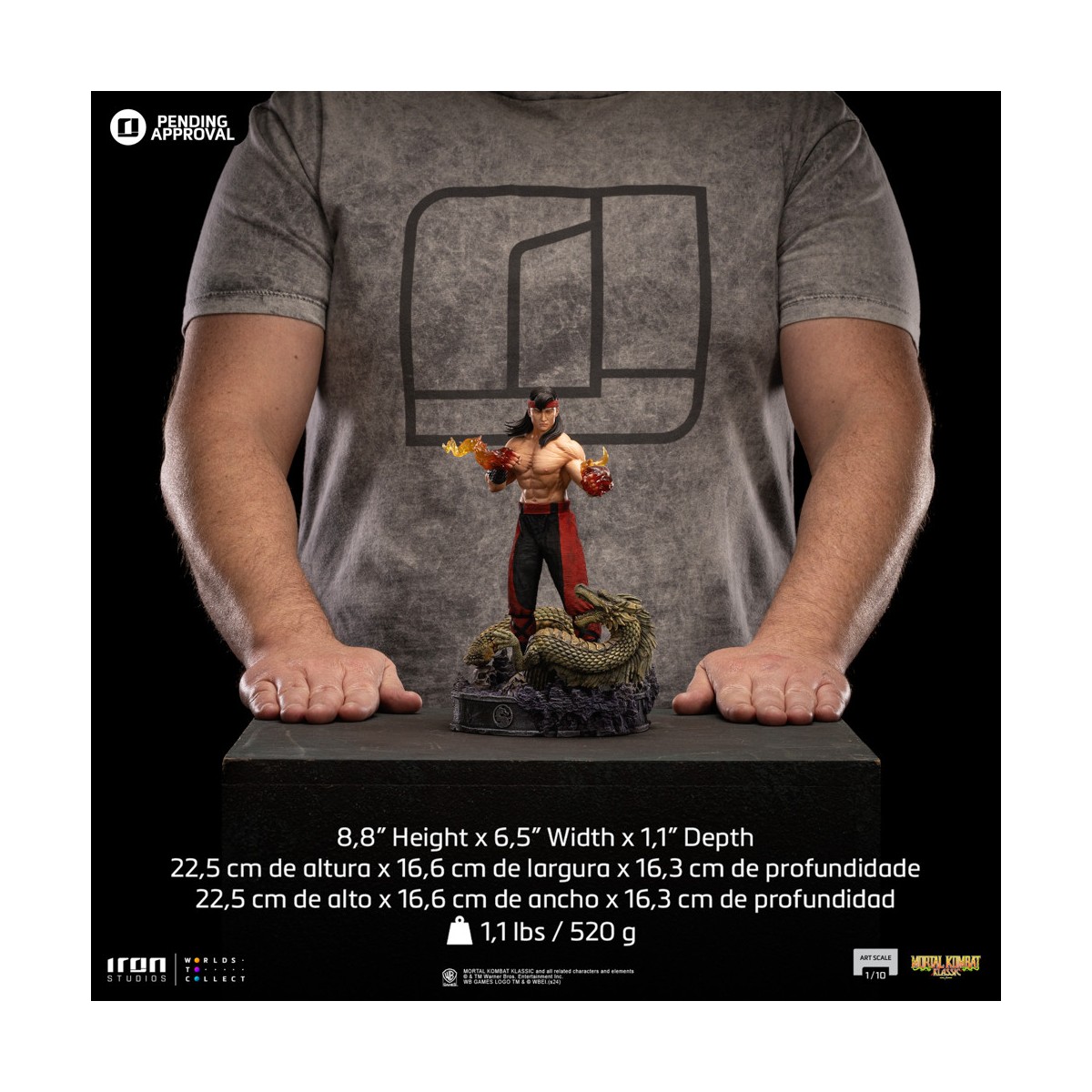 Iron Studios Mortal Kombat - LIU KANG 1/10 BDS Art Scale