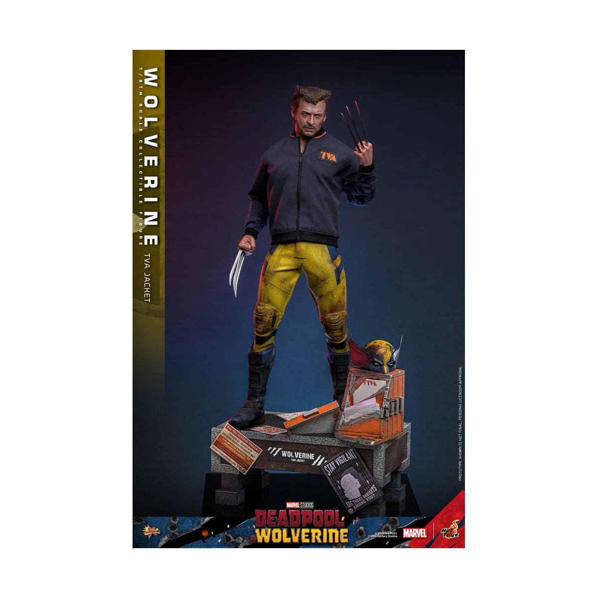 Hot Toys Marvel Deadpool & Wolverine - Wolverine Giacca TVA Versione MMS 1/6