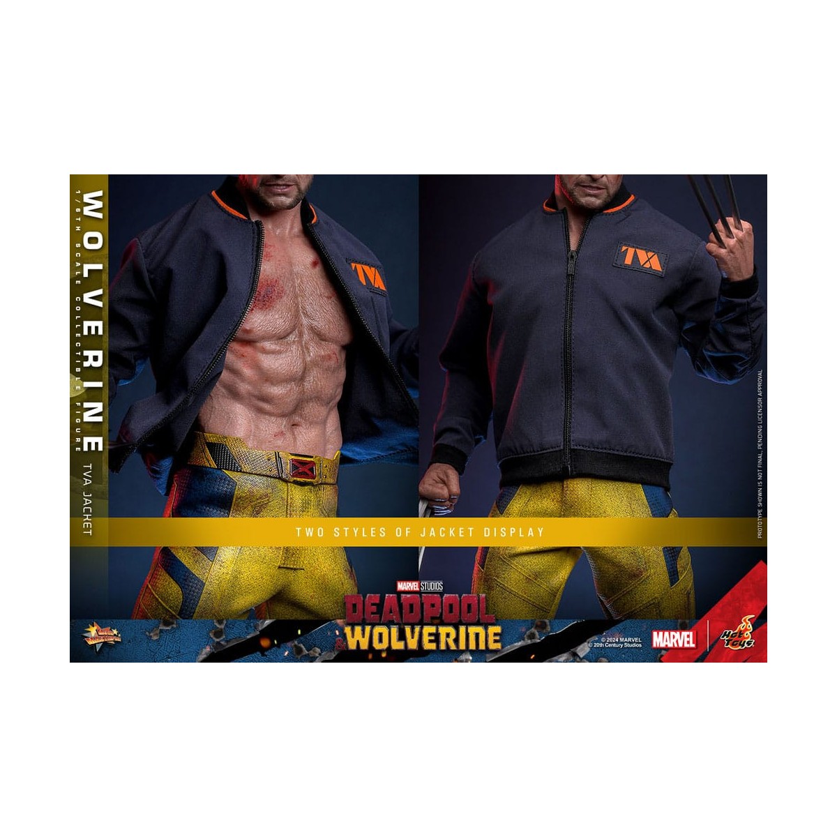 Hot Toys Marvel Deadpool & Wolverine - Wolverine Giacca TVA Versione MMS 1/6