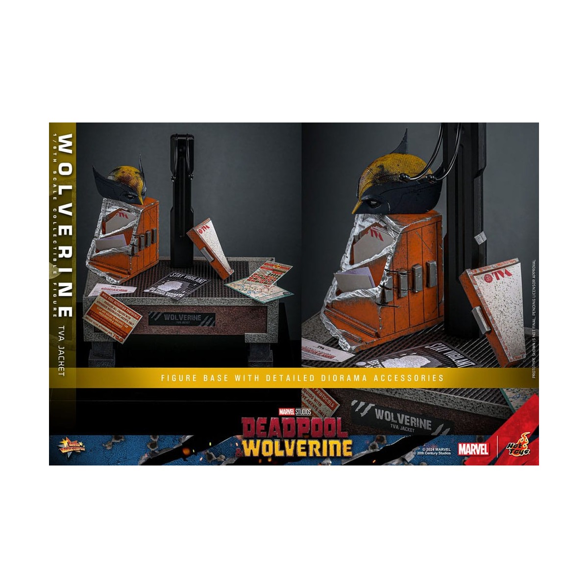 Hot Toys Marvel Deadpool & Wolverine - Wolverine Giacca TVA Versione MMS 1/6