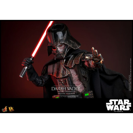 Hot toys Star Wars: Darth Vader Battaglia Danneggiata Versione Deluxe MMS 1/6