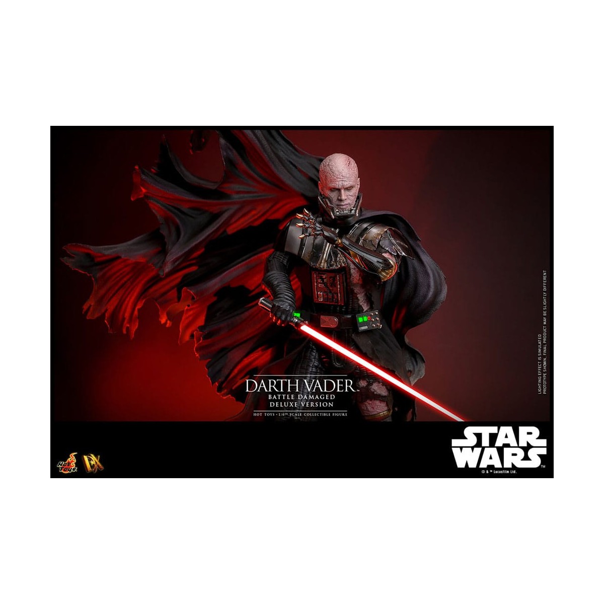 Hot toys Star Wars: Darth Vader Battaglia Danneggiata Versione Deluxe MMS 1/6