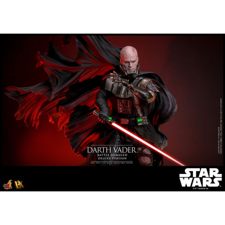 Hot toys Star Wars: Darth Vader Battaglia Danneggiata Versione Deluxe MMS 1/6