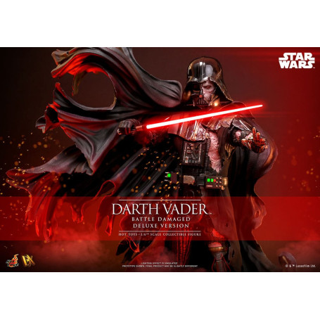 Hot toys Star Wars: Darth Vader Battaglia Danneggiata Versione Deluxe MMS 1/6