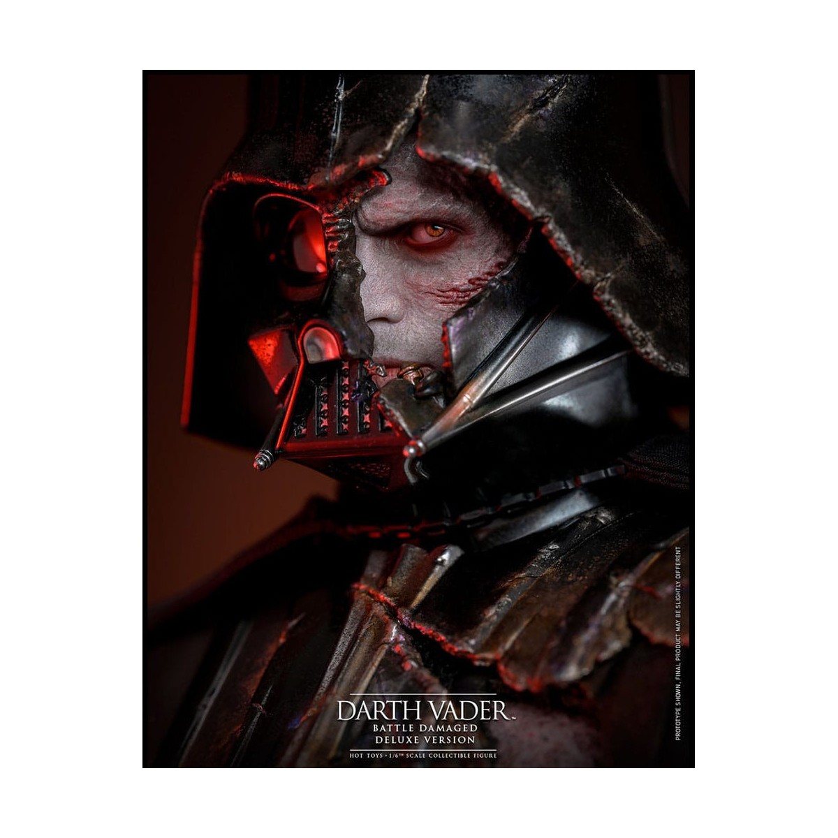 Hot toys Star Wars: Darth Vader Battaglia Danneggiata Versione Deluxe MMS 1/6