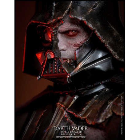 Hot toys Star Wars: Darth Vader Battaglia Danneggiata Versione Deluxe MMS 1/6