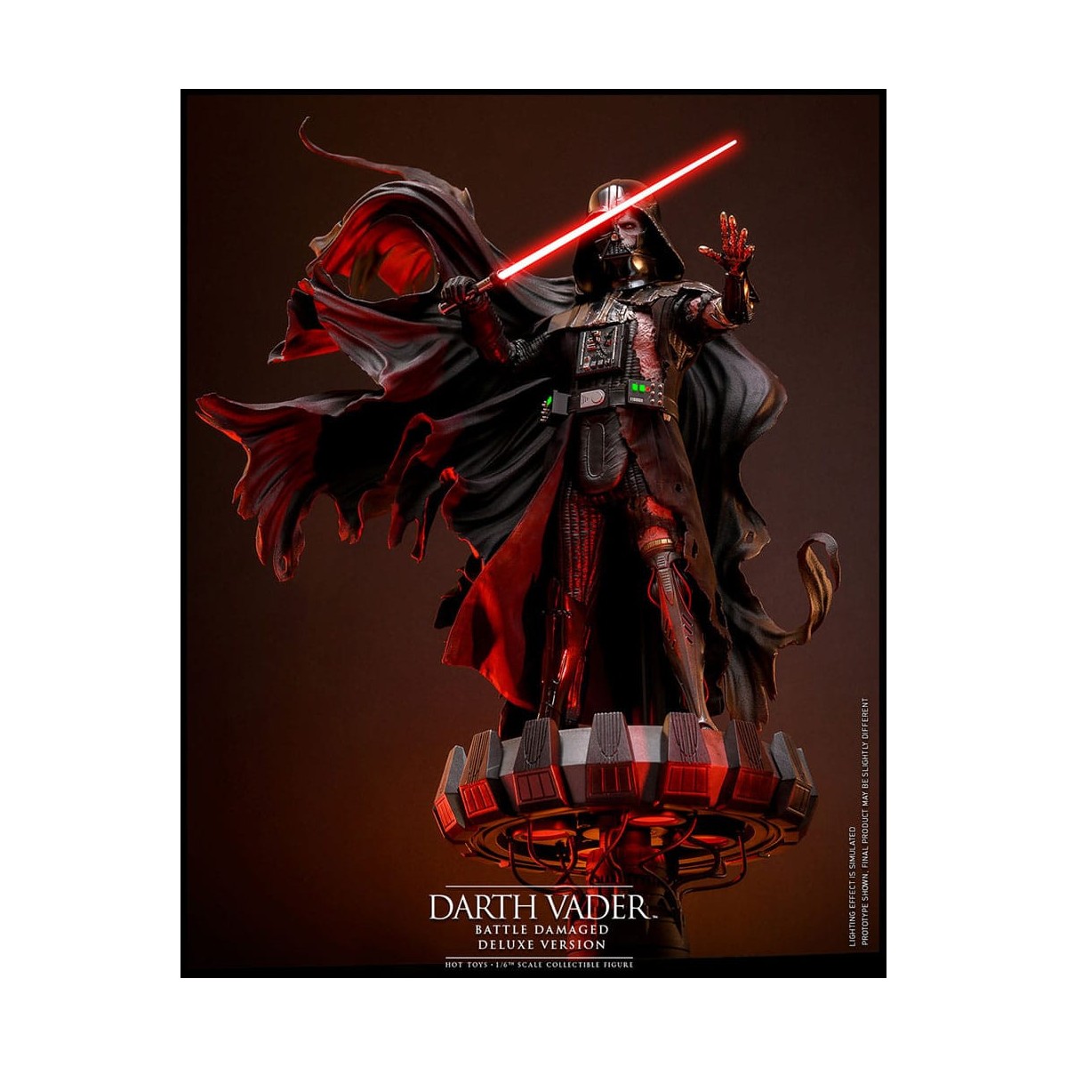 Hot toys Star Wars: Darth Vader Battaglia Danneggiata Versione Deluxe MMS 1/6