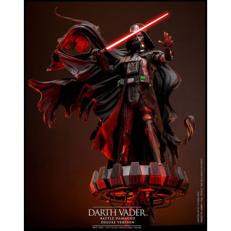 Hot toys Star Wars: Darth Vader Battaglia Danneggiata Versione Deluxe MMS 1/6