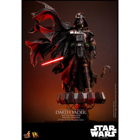 Hot toys Star Wars: Darth Vader Battaglia Danneggiata Versione Deluxe MMS 1/6
