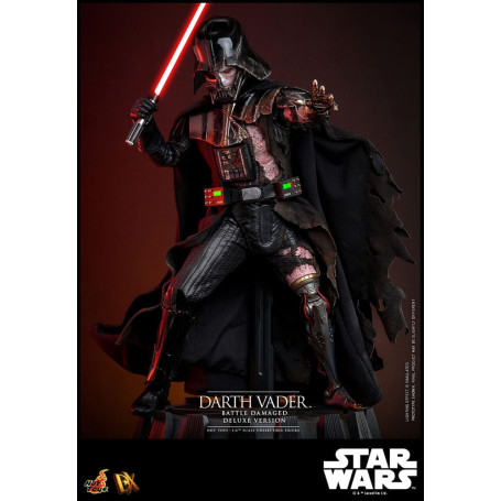 Hot toys Star Wars: Darth Vader Battaglia Danneggiata Versione Deluxe MMS 1/6