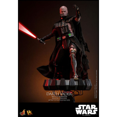 Hot toys Star Wars: Darth Vader Battaglia Danneggiata Versione Deluxe MMS 1/6