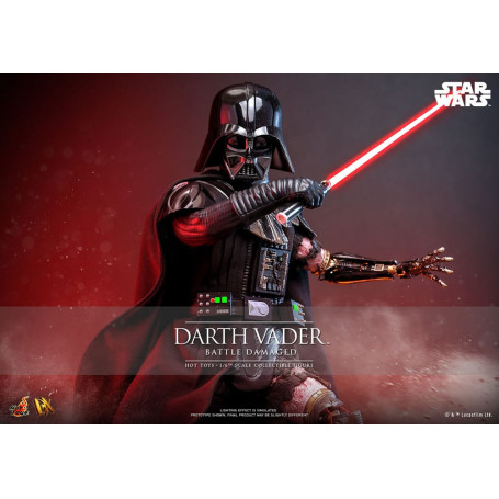 Hot toys Star Wars: Darth Vader Battaglia Danneggiata MMS 1/6