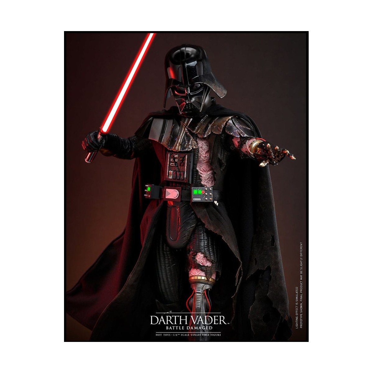 Hot toys Star Wars: Darth Vader Battaglia Danneggiata MMS 1/6