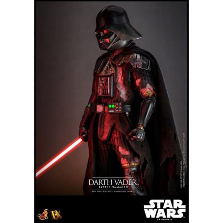 Hot toys Star Wars: Darth Vader Battaglia Danneggiata MMS 1/6