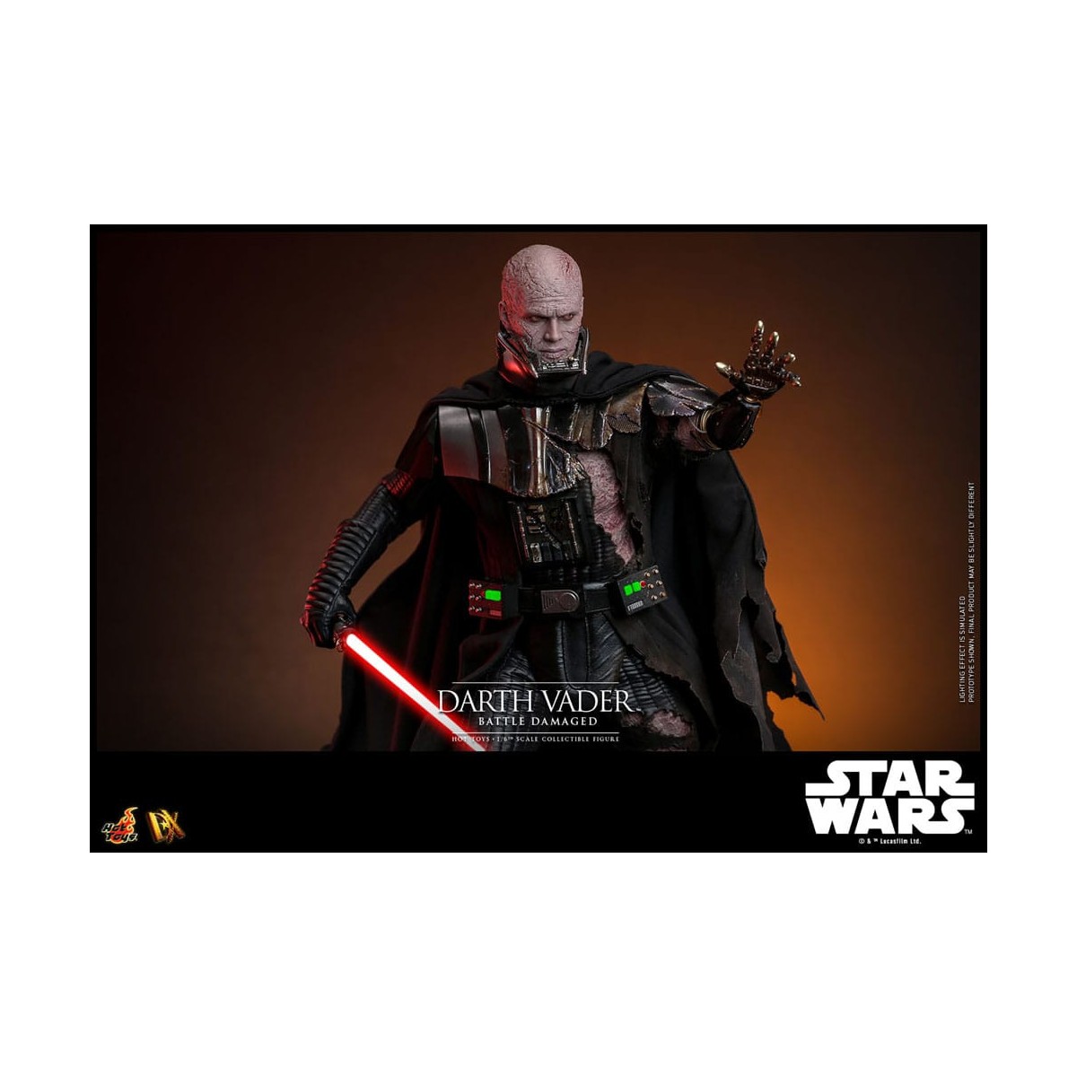Hot toys Star Wars: Darth Vader Battaglia Danneggiata MMS 1/6