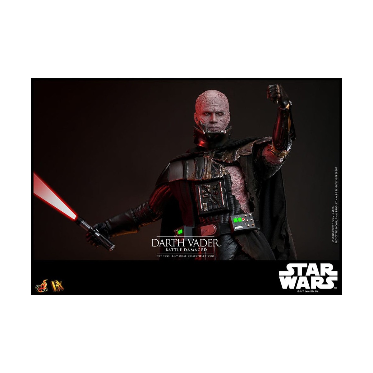 Hot toys Star Wars: Darth Vader Battaglia Danneggiata MMS 1/6