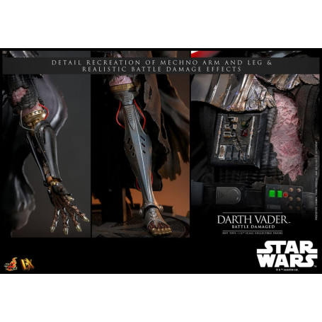 Hot toys Star Wars: Darth Vader Battaglia Danneggiata MMS 1/6