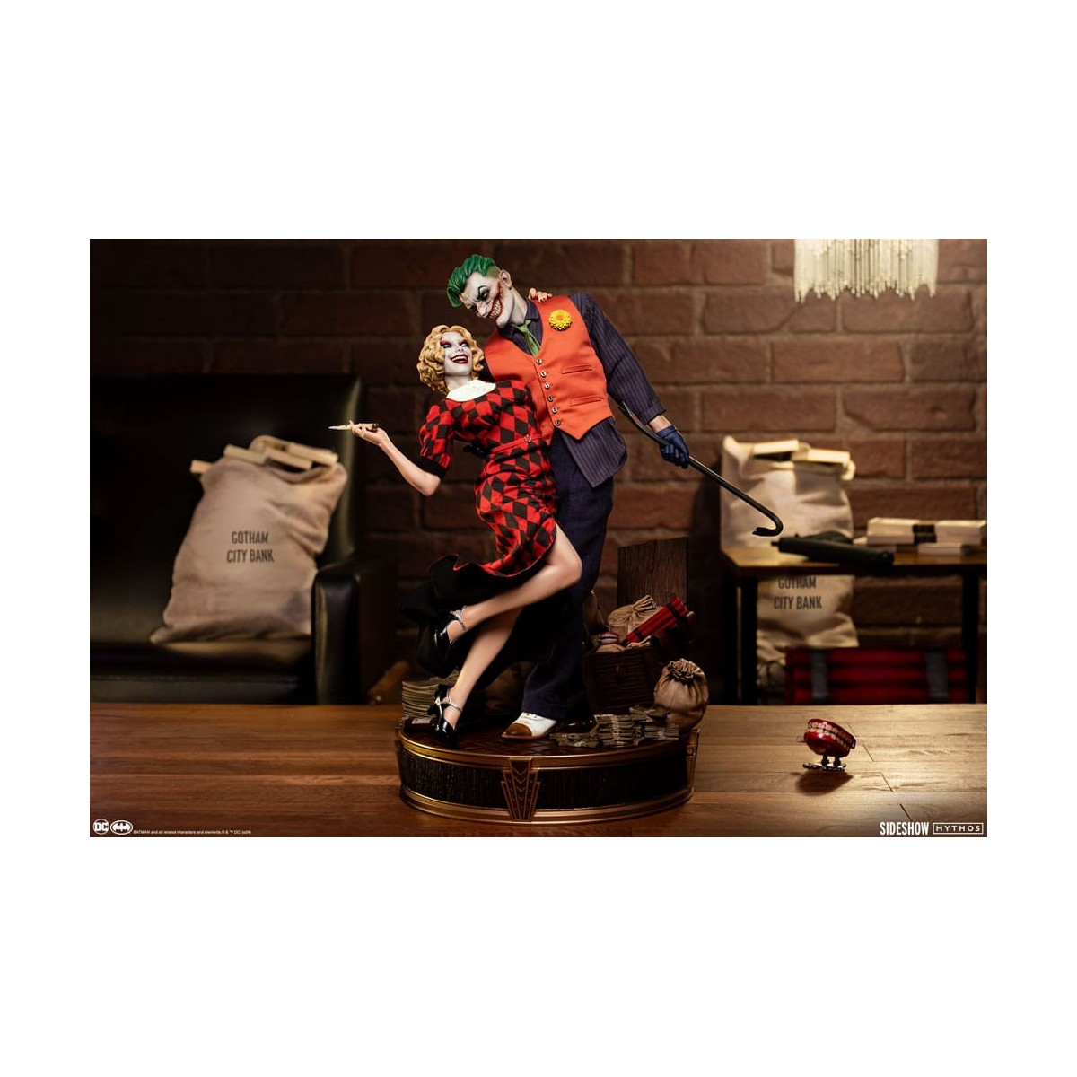 Sideshow DC Comics Mythos - Joker e Harley Quinn: amore senza legge