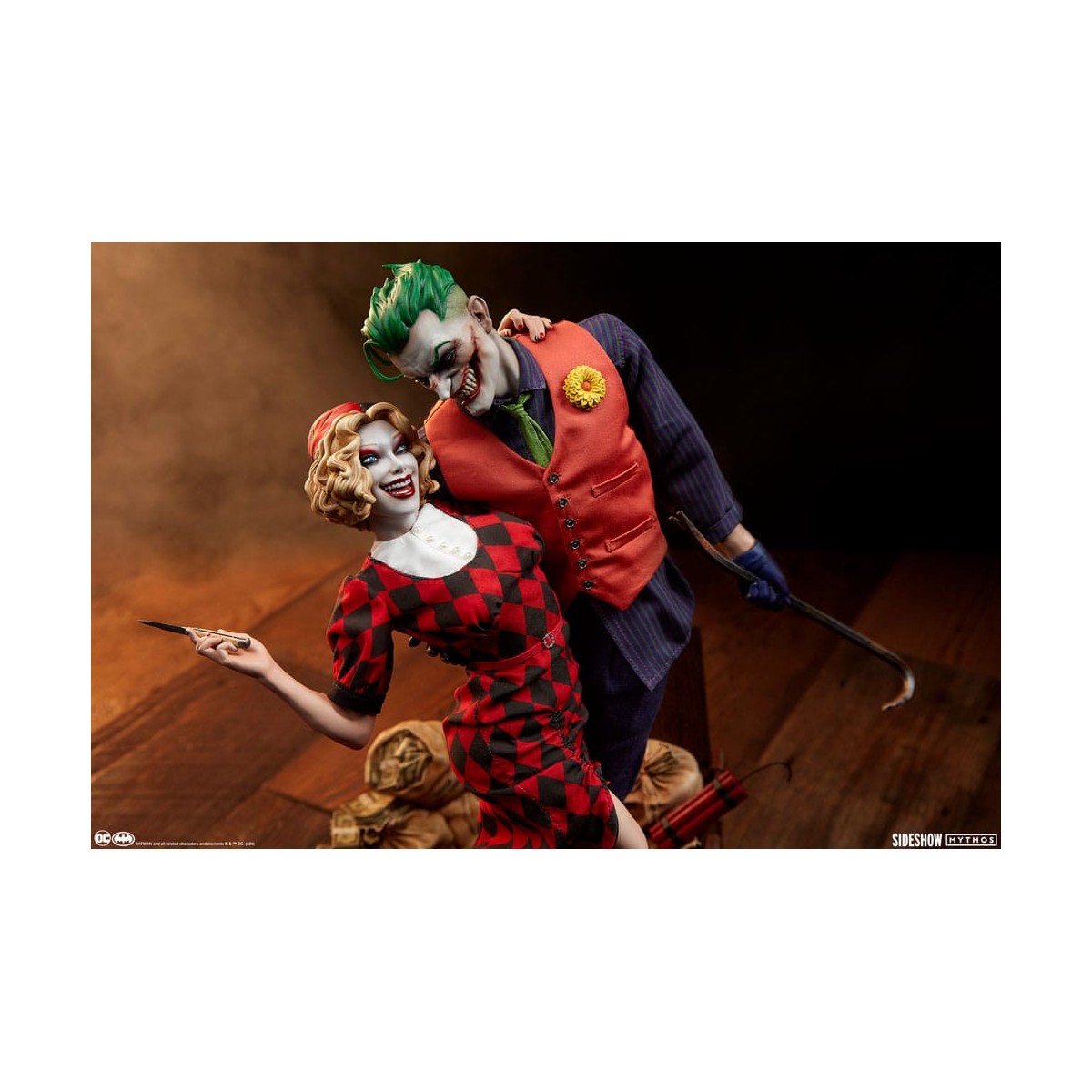 Sideshow DC Comics Mythos - Joker e Harley Quinn: amore senza legge