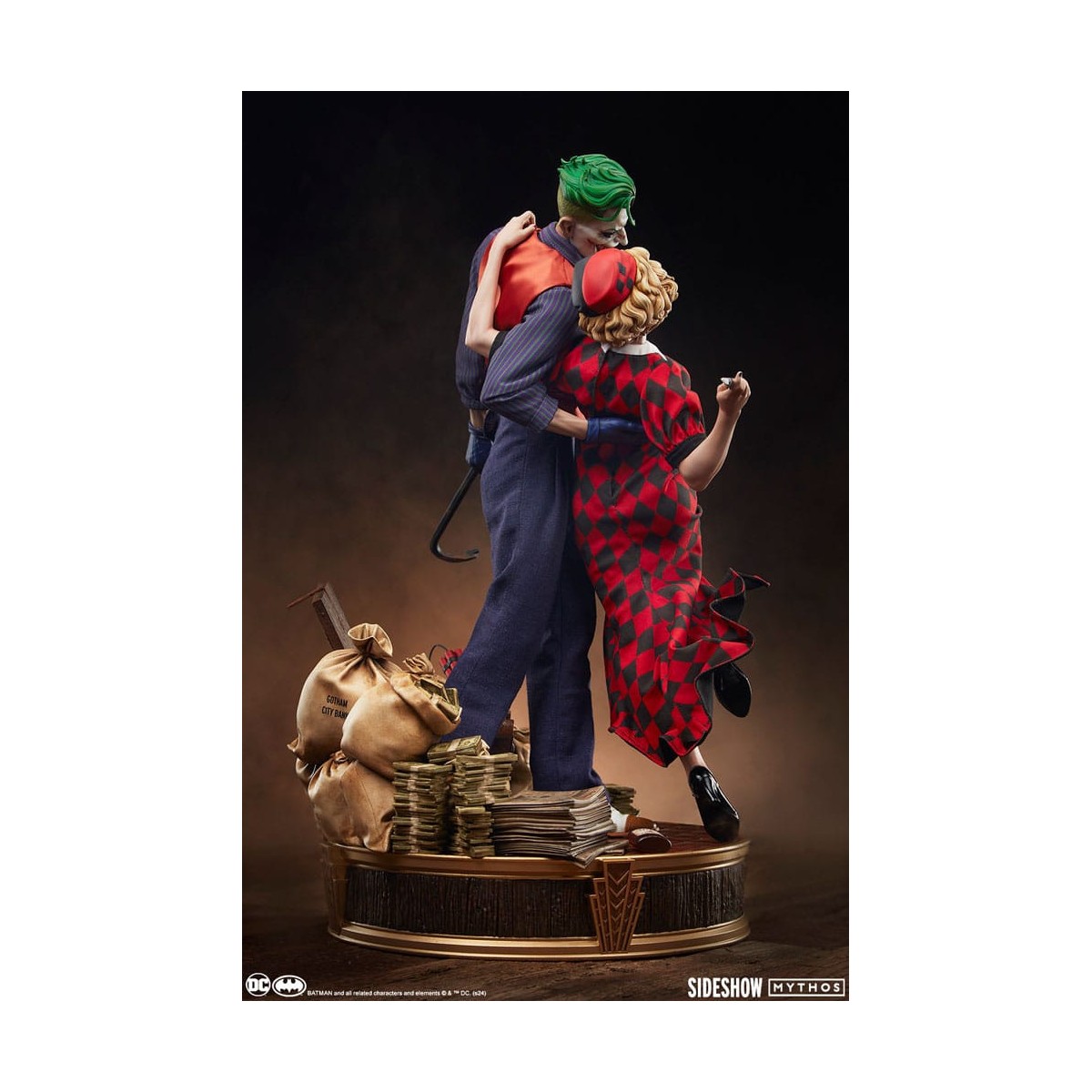 Sideshow DC Comics Mythos - Joker e Harley Quinn: amore senza legge