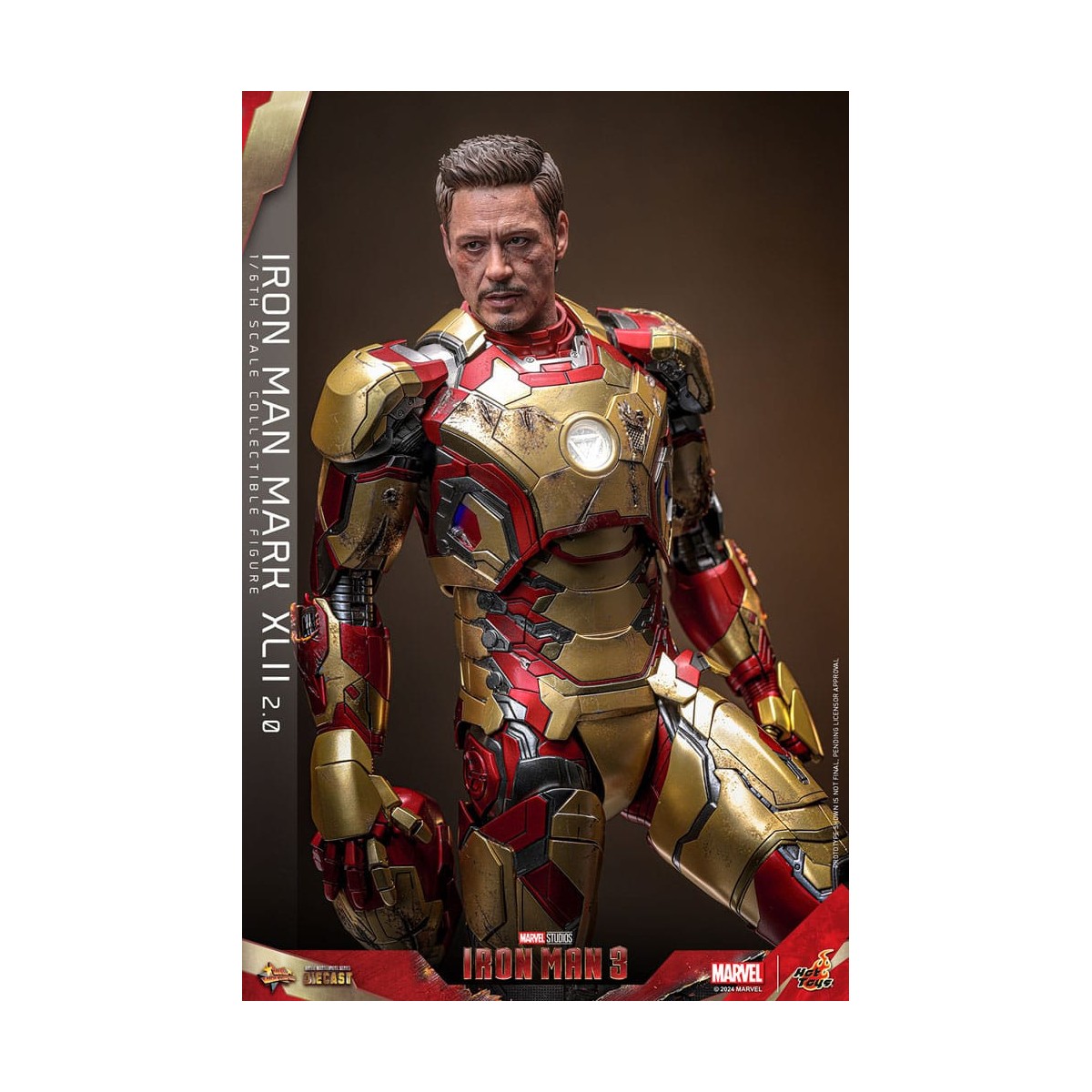 Hot Toys - Iron Man 3 - Mark XLII 2.0 die cast MMS 1/6 - Mark 42