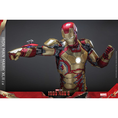 Hot Toys - Iron Man 3 - Mark XLII 2.0 die cast MMS 1/6 - Mark 42
