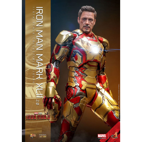 Hot Toys - Iron Man 3 - Mark XLII 2.0 die cast MMS 1/6 - Mark 42