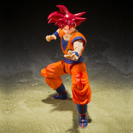 Nazioni Tamashii - DB Super - SUPER SAIYAN GOD SON GOKU - Dio Saiyan della Virtù - SHF SHFiguarts
